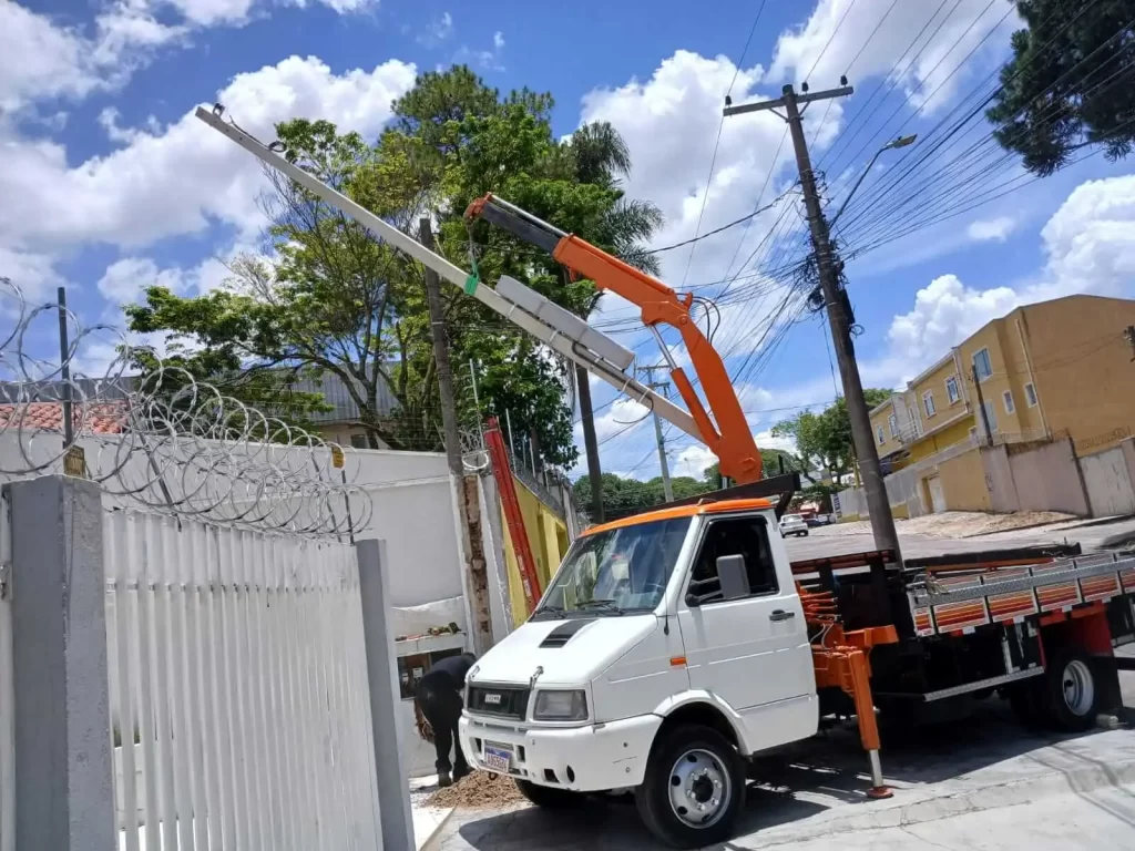 HR Serviços de execução de montagem de entrada em alta tensão Grupo A Padrão Copel