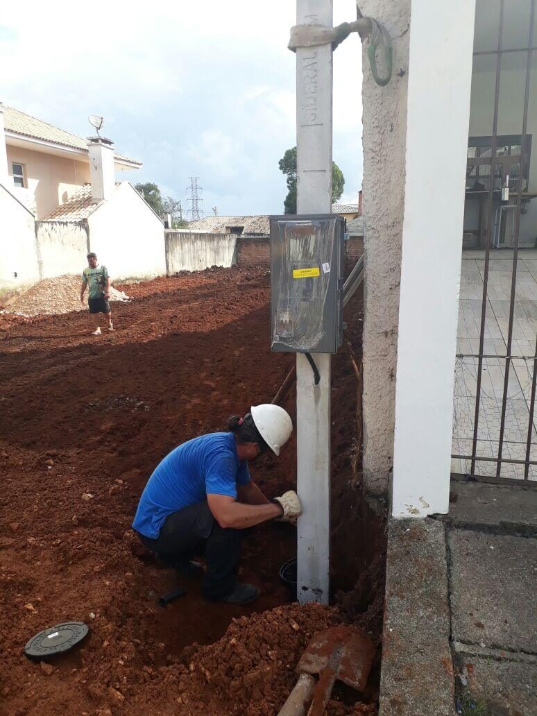 Poste Padrão Bifásico Copel HR Postes